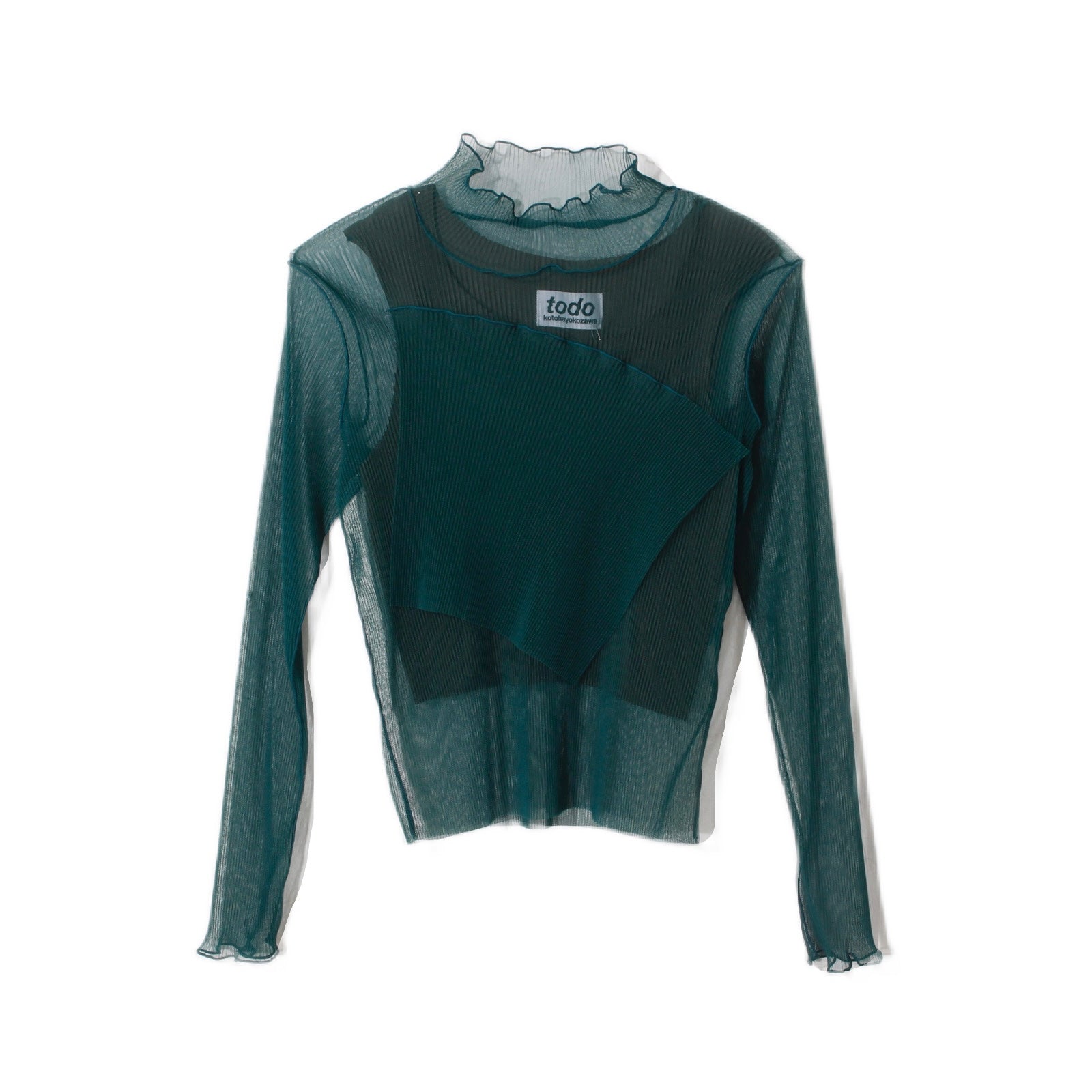 to do kotohayokozawa /Sheer Layered Long Sleeve TOP / d.k.green