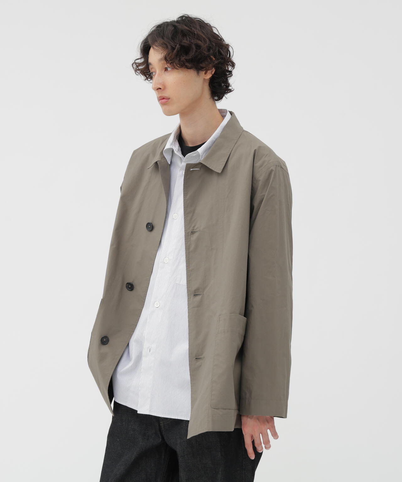 MATT COTTON SILK POPLIN BLOUSON | MARGARET HOWELL（マーガレット