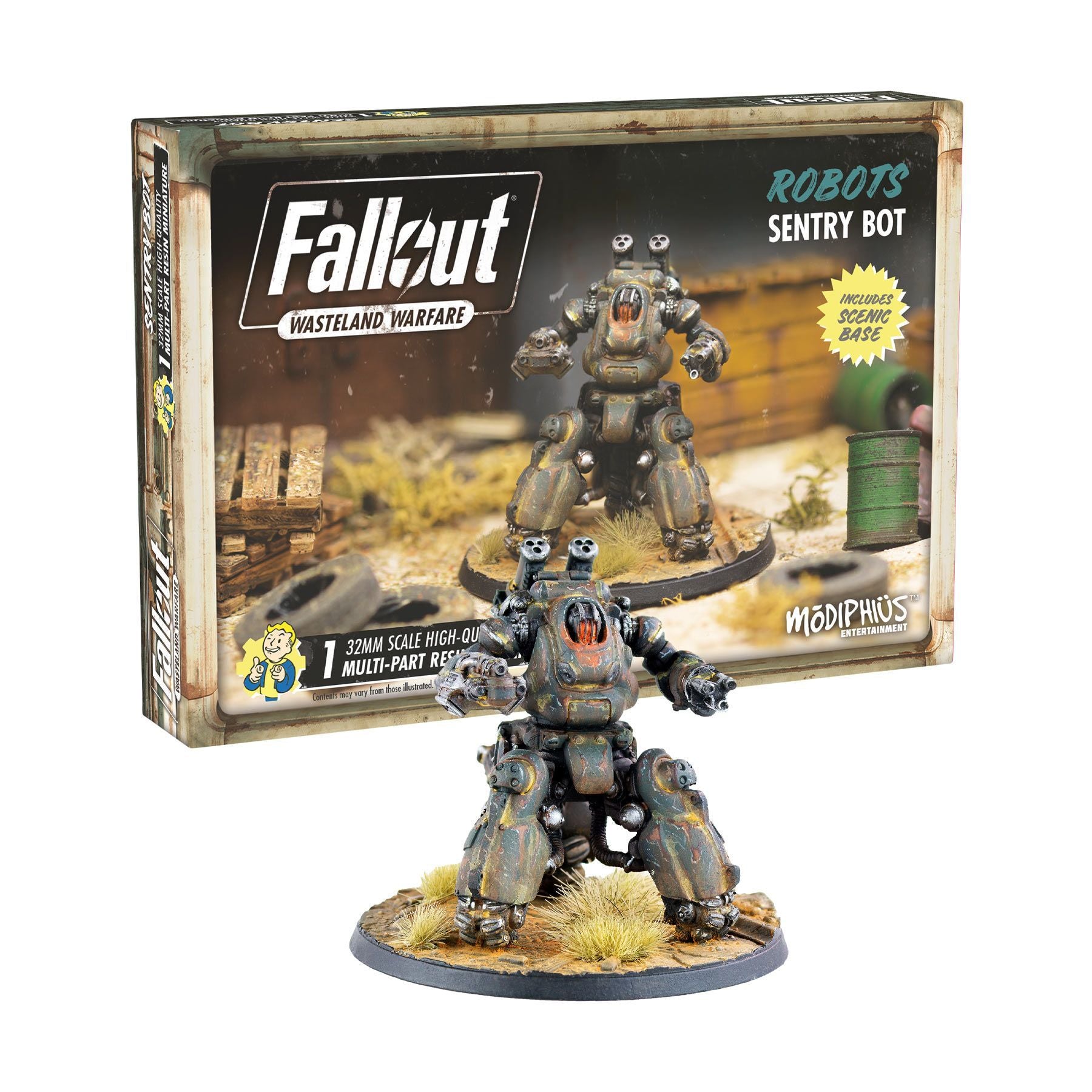 Fallout: Wasteland Warfare - Robots: Sentry Bot Model (2019