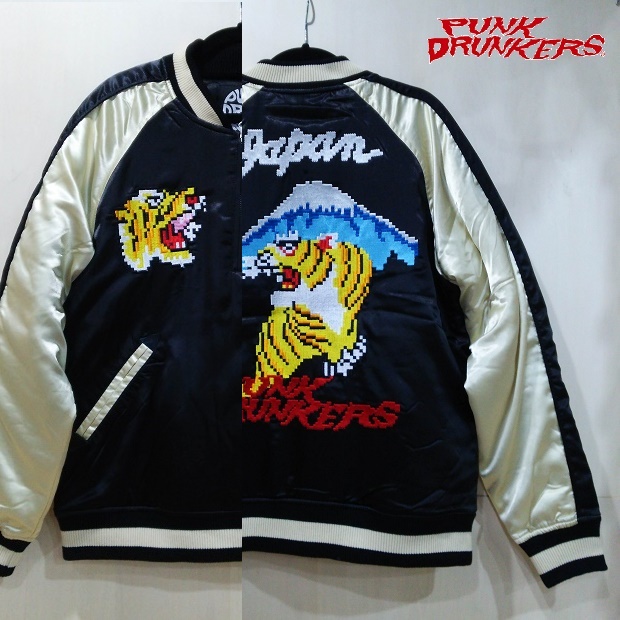 PUNKDRUNKERSより世にも珍しいかぶり物のスカジャンが入荷しました