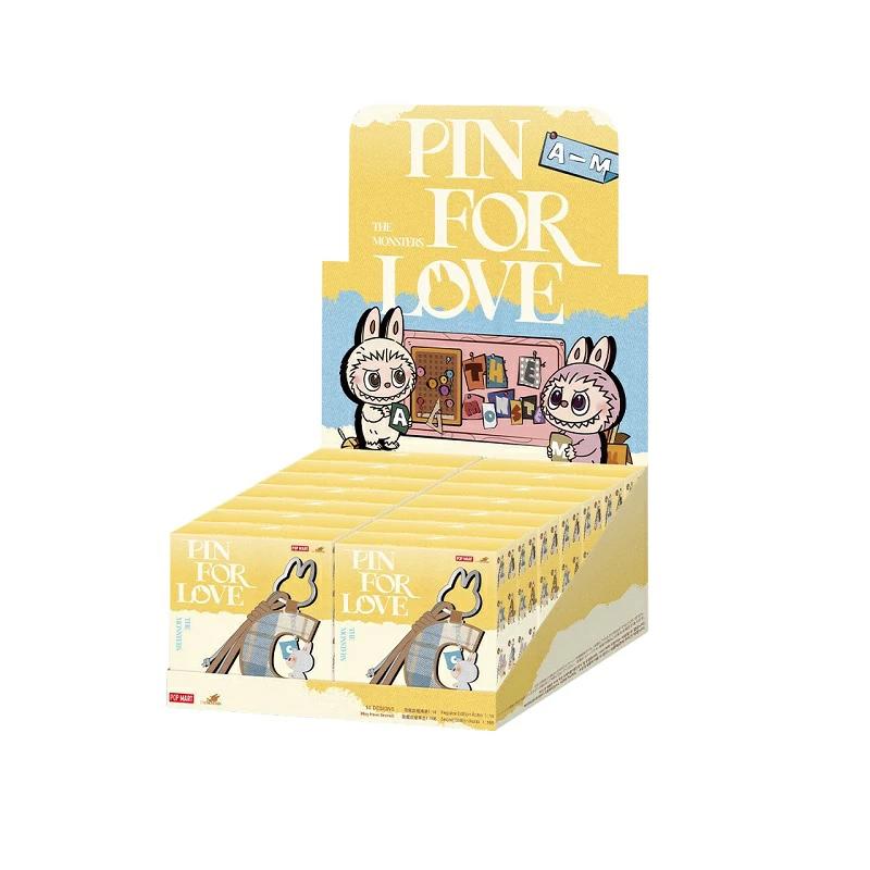 Labubu POP MART THE MONSTER PIN FOR LOVE シリーズ アルファベット