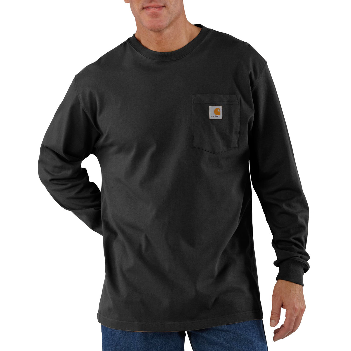 K126 A - LONG SLEEVE WORKWEAR POCKET T-SHIRT – Marshlands Canada