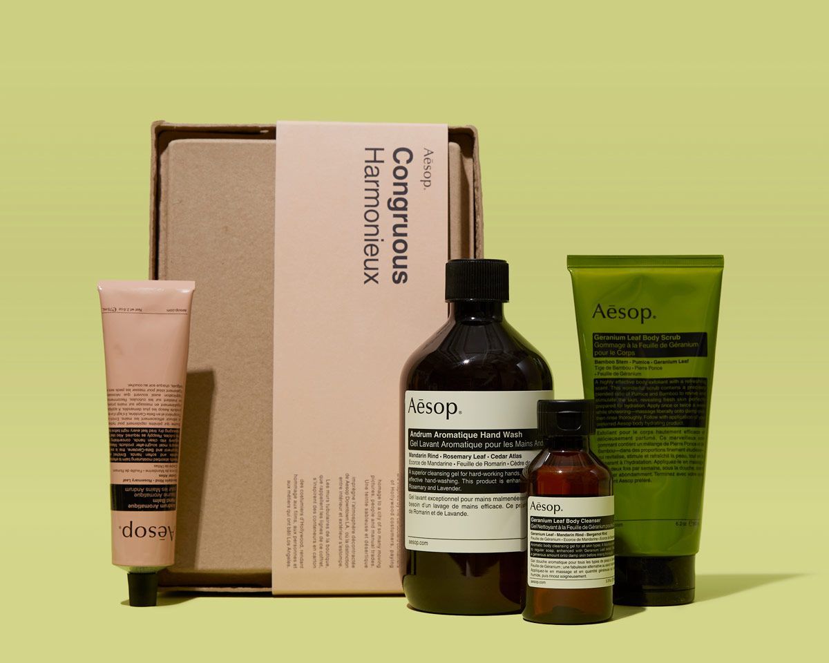 グリーン&シトラスの香りで包まれる、イソップのハンド&ボディキット