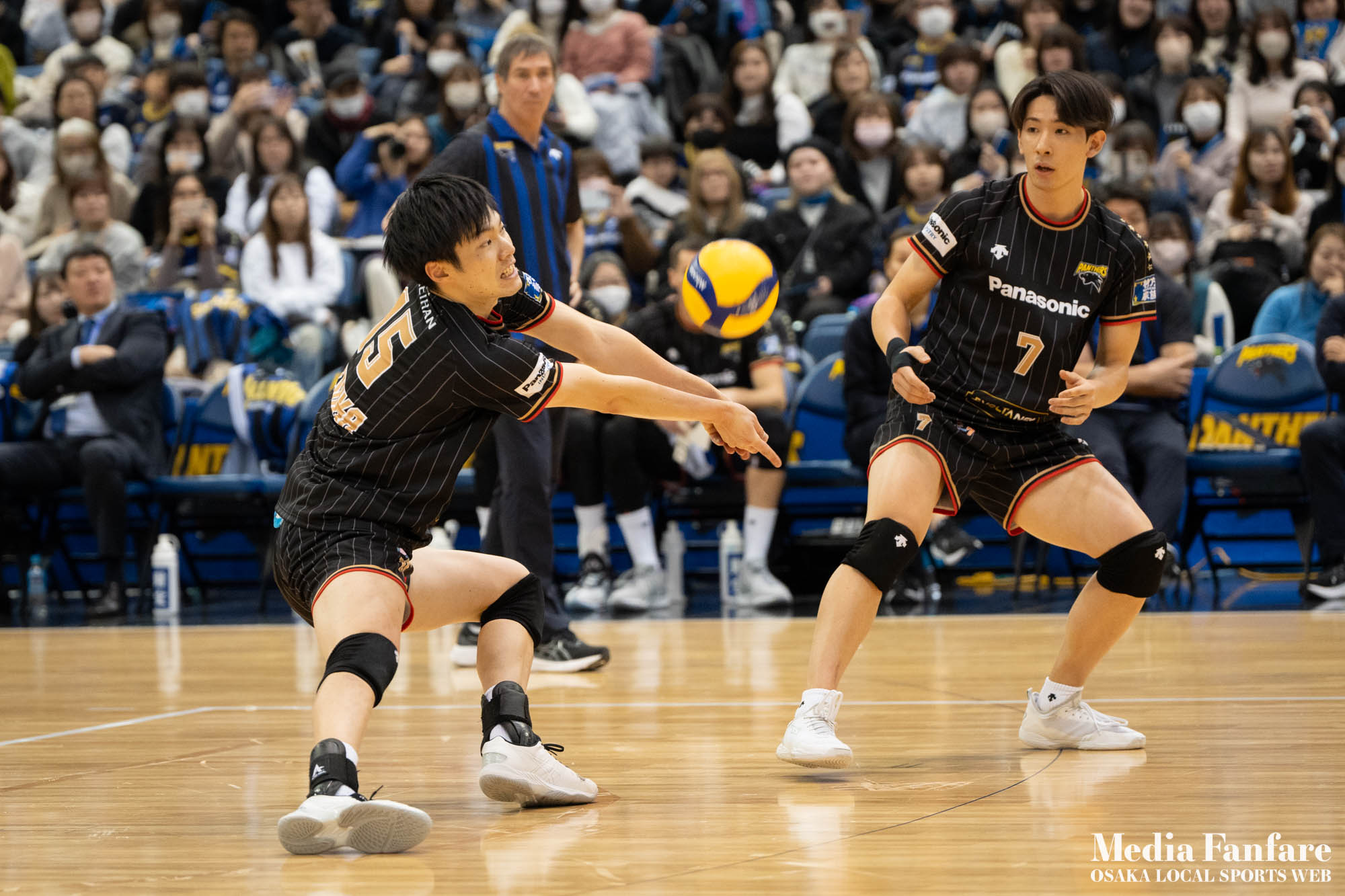 Vリーグ 第12戦]大阪エヴェッサ・パナソニックパンサーズ、初の共同
