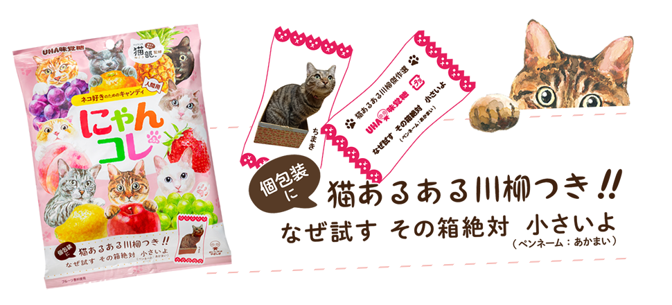 すずか@万年おまとめ割 】イチゴ飴ネコちゃん#55&黒青ネコちゃん#41