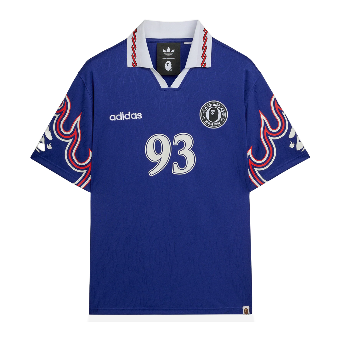 ADIDAS ORIGINALS X BAPE FLAME SHORT SLEEVE JERSEY – NRML