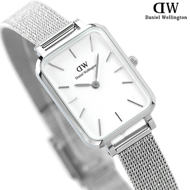 ダニエルウェリントン QUADRO PRESSED STERLING クオーツ 腕時計