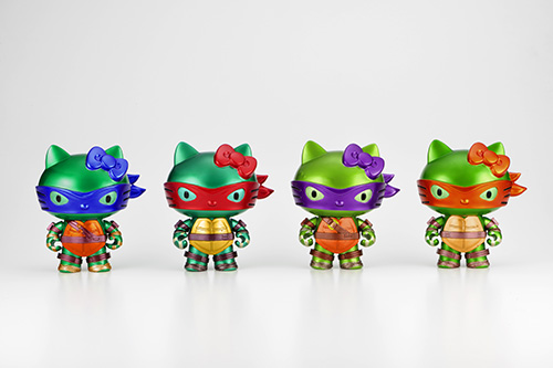 キティが戦う忍者カメに果敢に挑戦！ 「ハローキティ」×「ミュータント