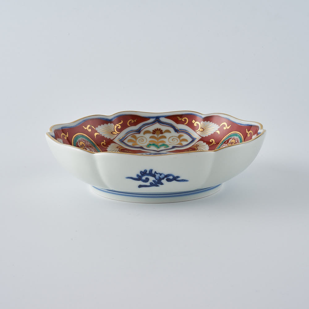 波佐三焼、林九郎作 小鉢5客 波佐三焼、林九郎作 小鉢5客 波佐三焼、林