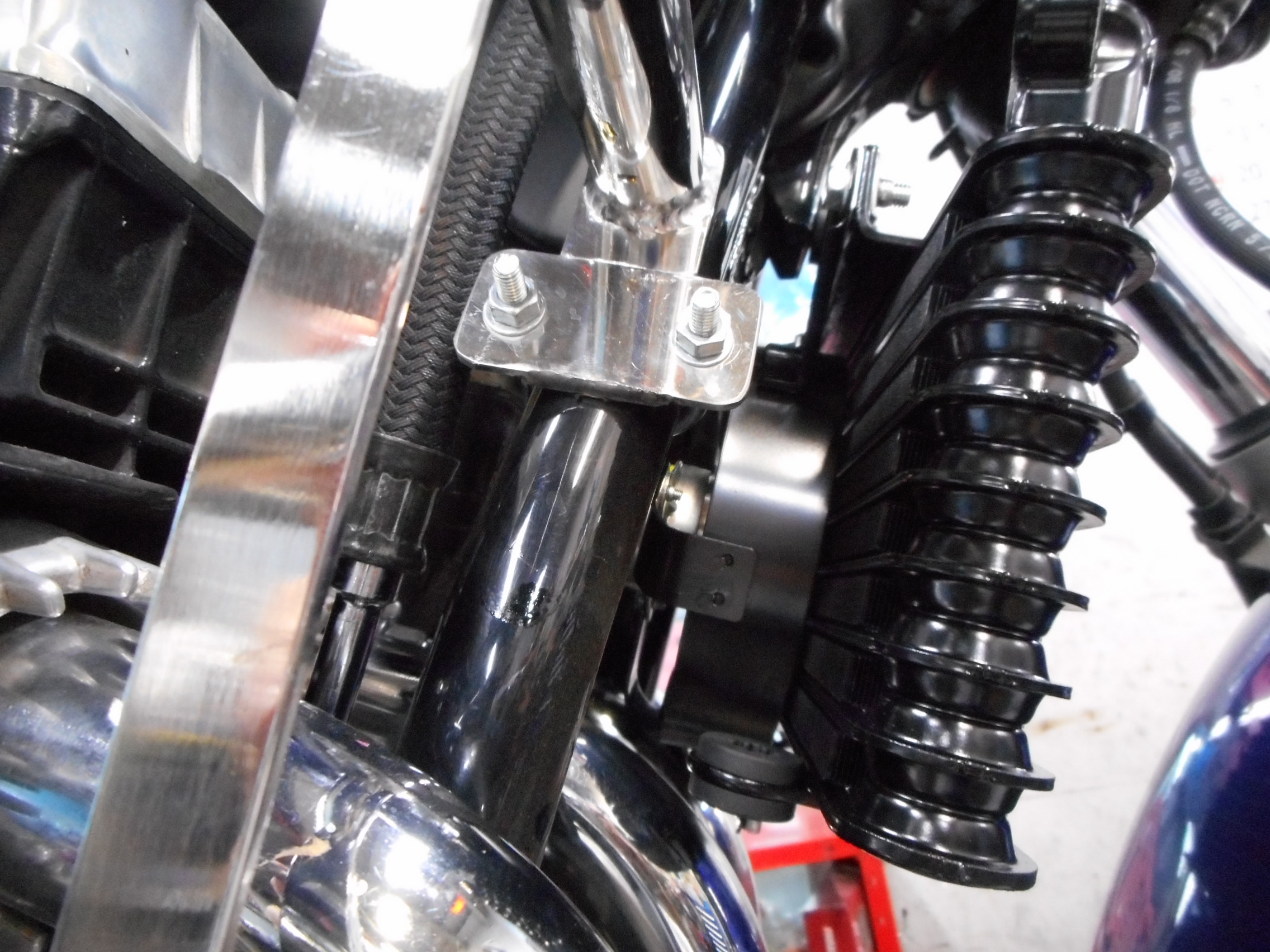 CB750教習所オイルクーラー取り付け | 有限会社オクズミ