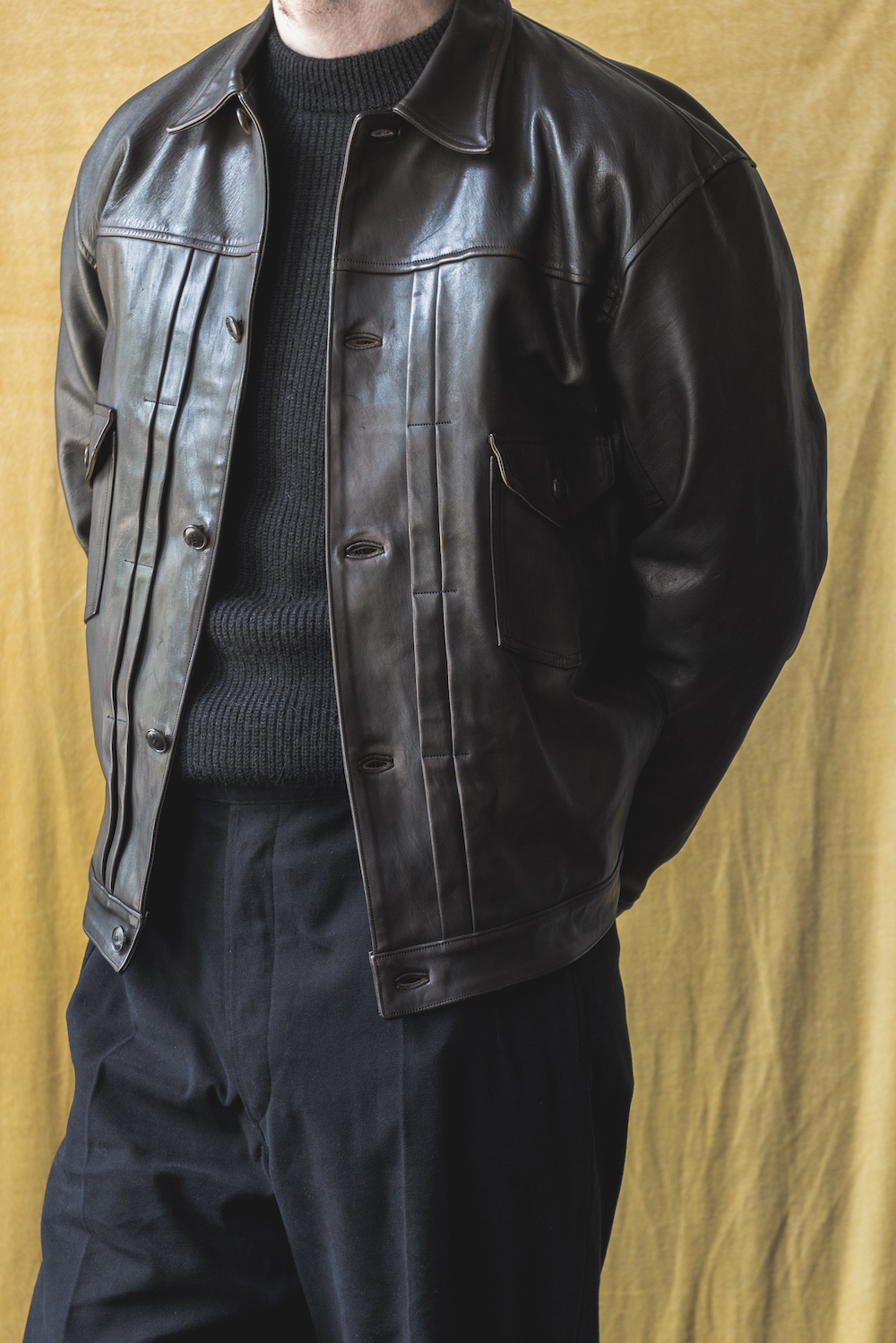 PATINA HORSE-HIDE JEAN JACKET | OLD JOE BRAND