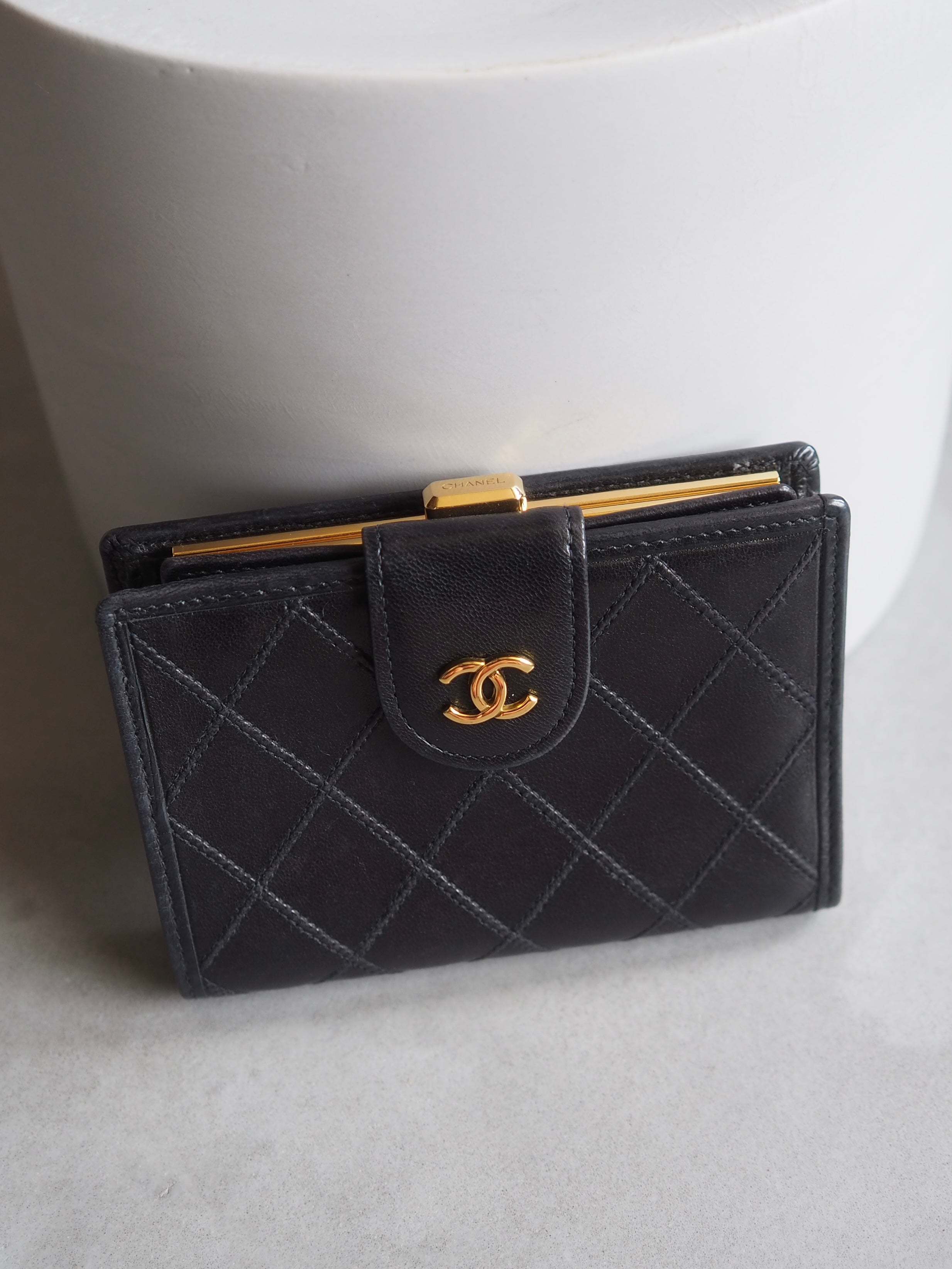 CHANEL シャネル COCO ビコローレ ミニ 財布 コンパクト ウォレット