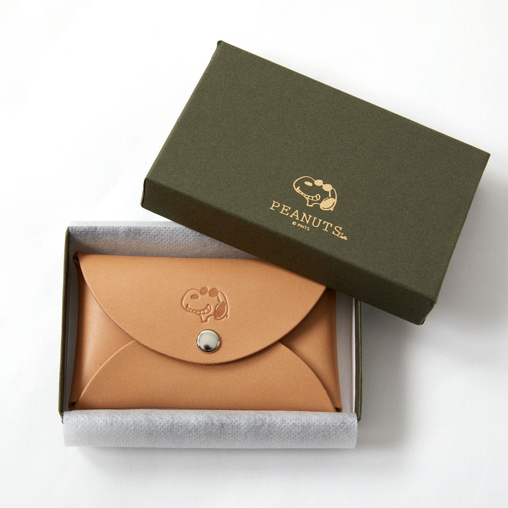 JOE COOL レザーカードケース ヌメ – PEANUTS Cafe Online Shop