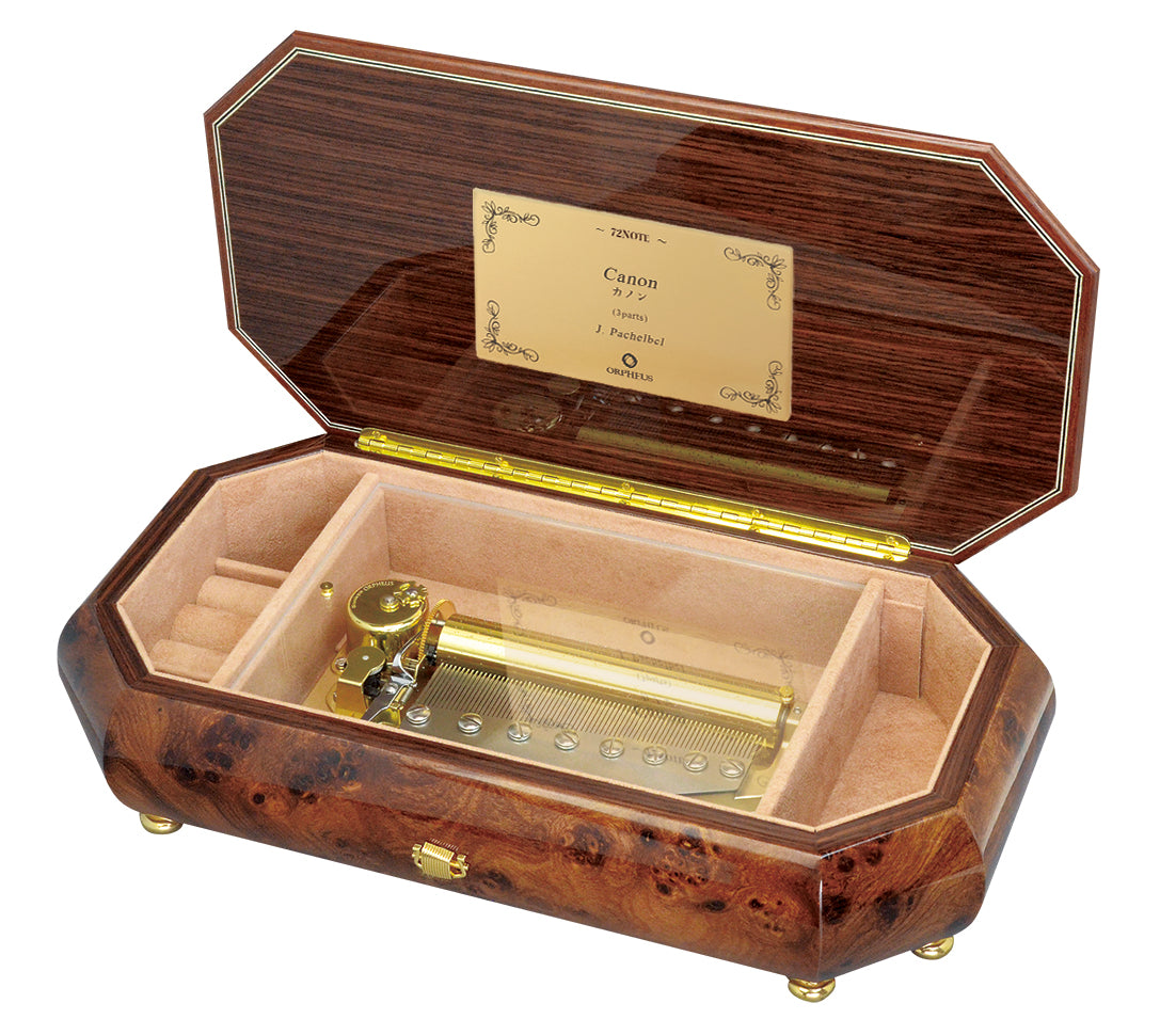 曲が選べる・誕生日に人気】【EX313】72弁 ORPHEUS イタリア象嵌小物