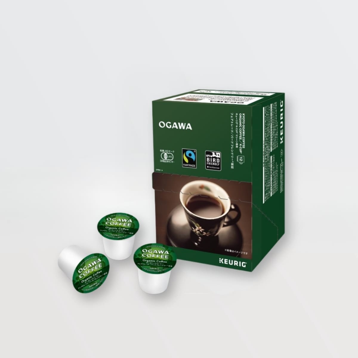 カプセル式コーヒー キューリグ×小川珈琲 オーガニックコーヒー