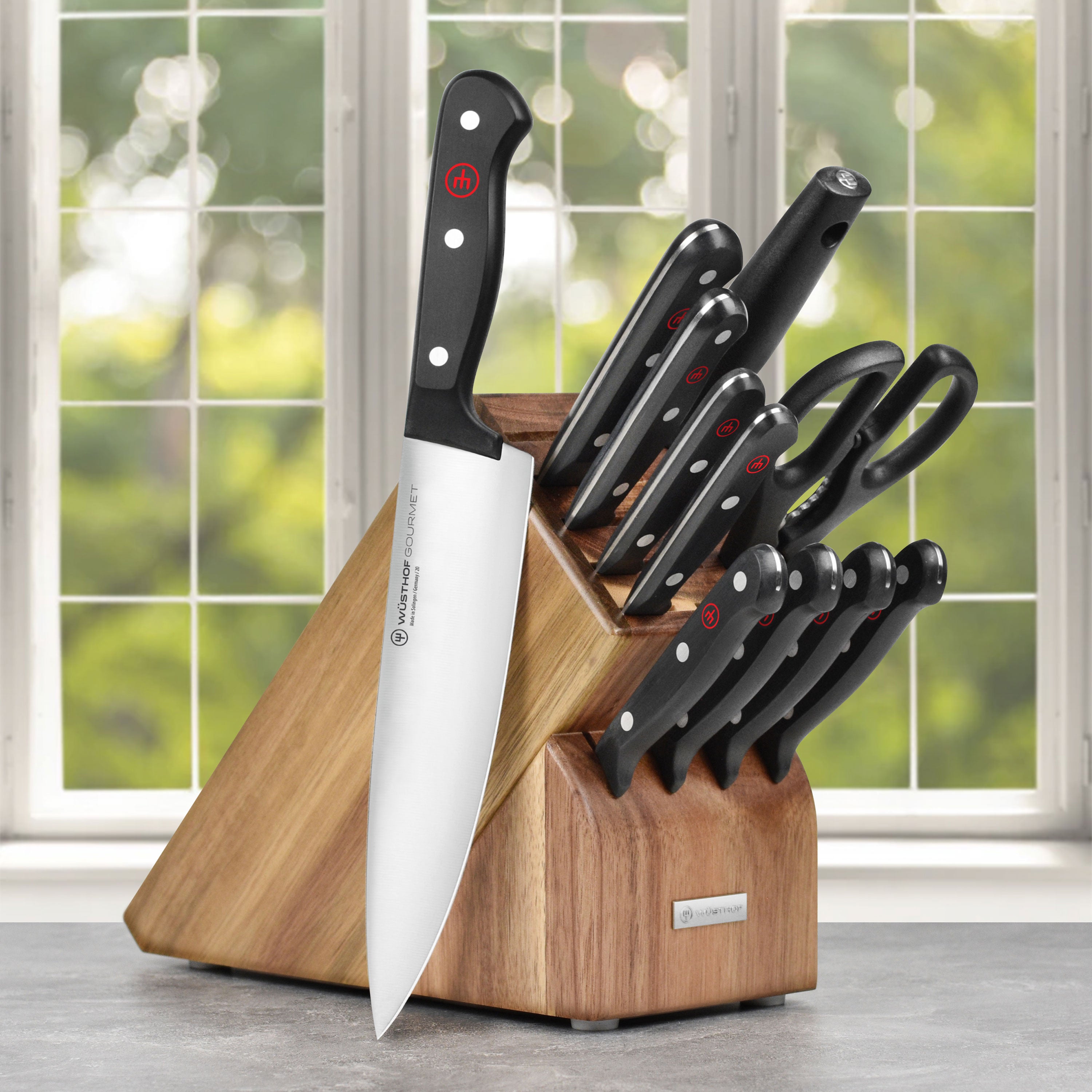 Wusthof Gourmet Knife Block Set - 12 Piece – Cutlery and More
