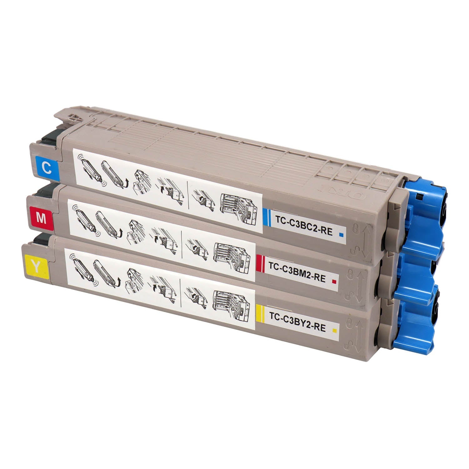 OKI用 TC-C3B2 リサイクルトナー カラー3色 – インクのチップス本店