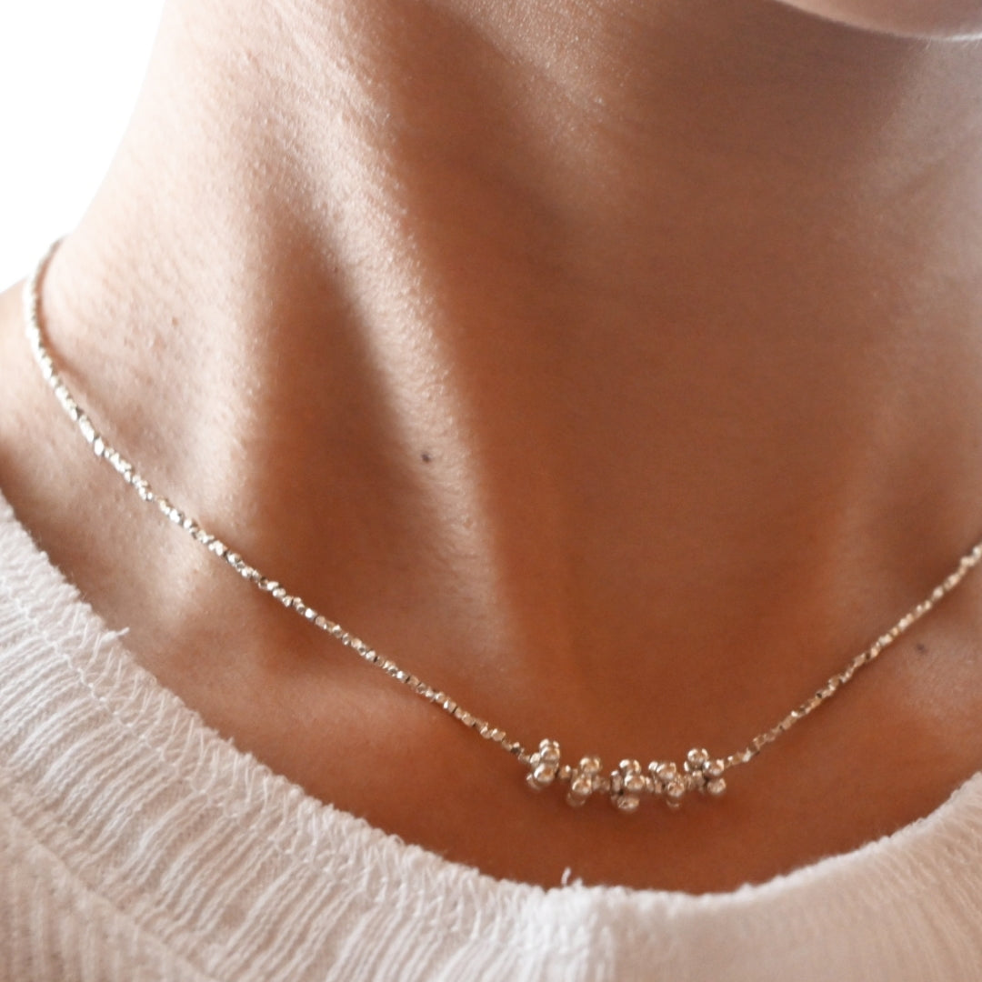 カレンシルバー ネックレス 花ころり｜Soiry（ソイリー） – CHOOSEBASE