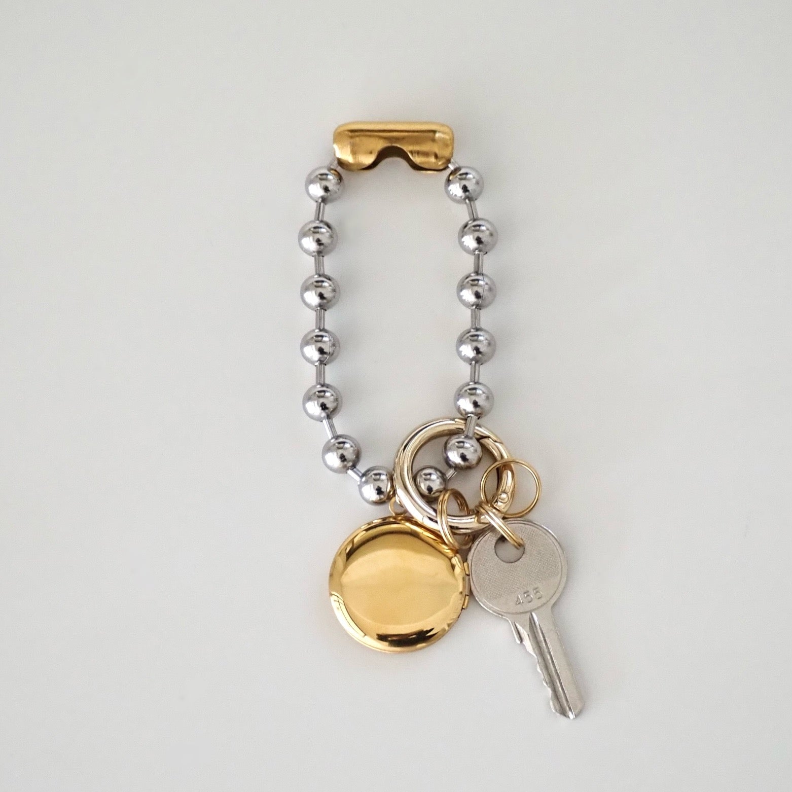 Moon locket keychain キーホルダー キーリング｜LUNACHIC（ルナシック