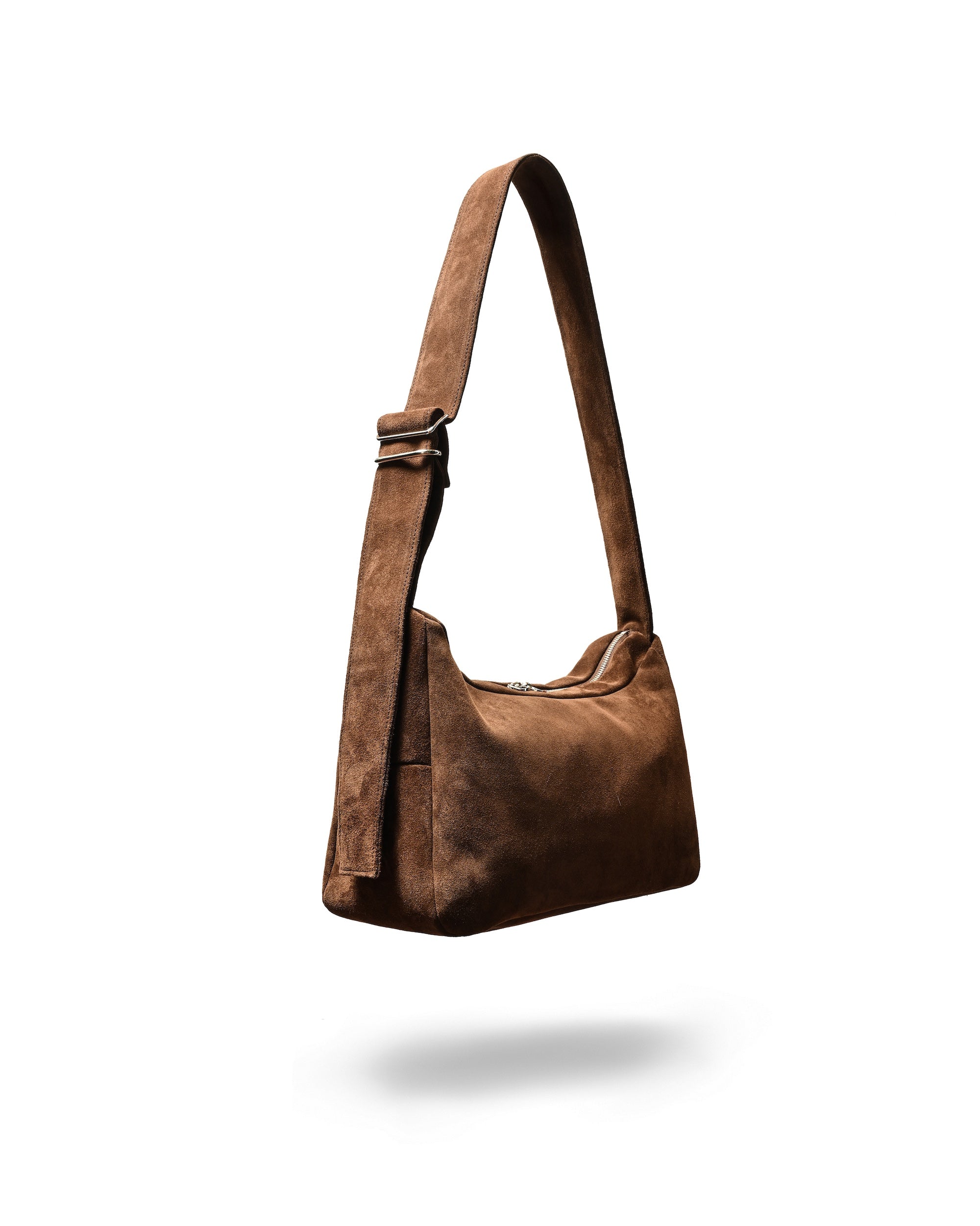 SUEDE HOLIDAY BAG (BROWN)