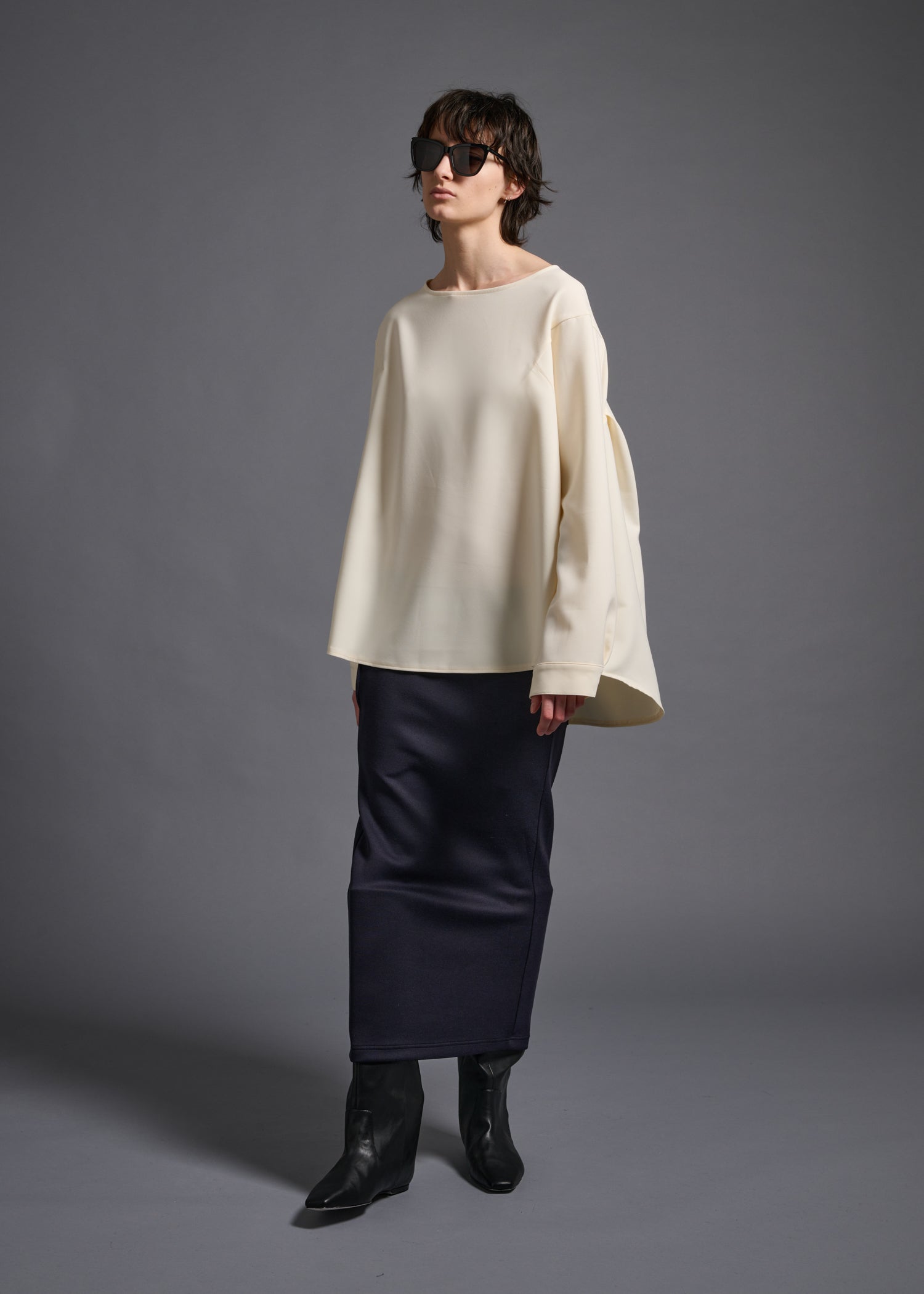 KATE CREW NECK TOP, クルーネック, 長袖, 日本製｜COGTHEBIGSMOKE