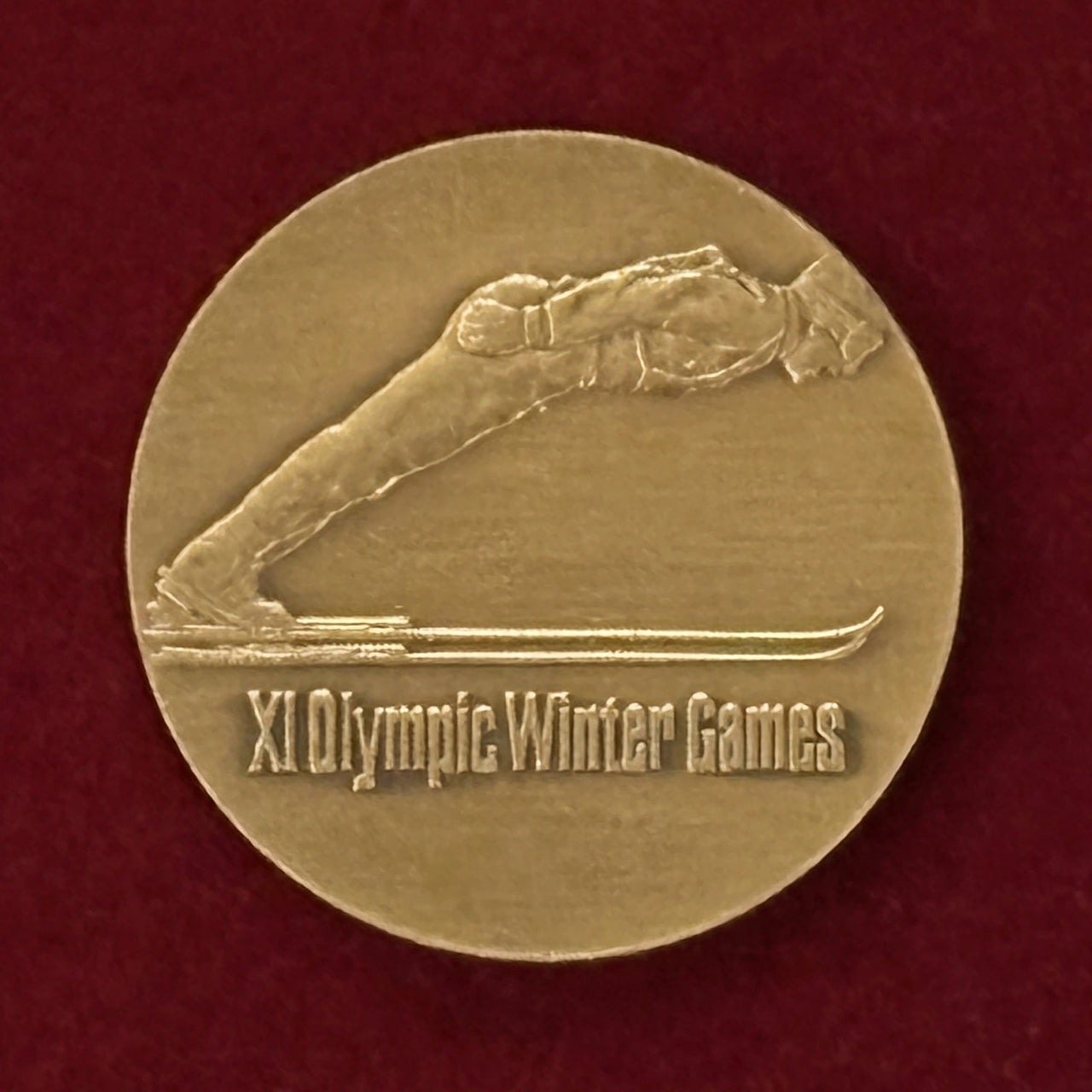 日本】札幌オリンピック冬季大会 記念メダル 昭和47(1972)［C-0000571