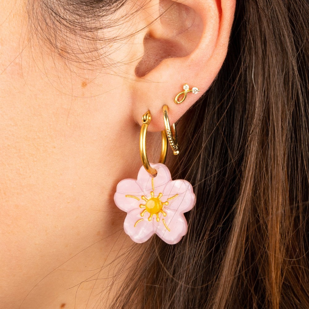 Pink Sakura Flower Earrings – Coucou Suzette