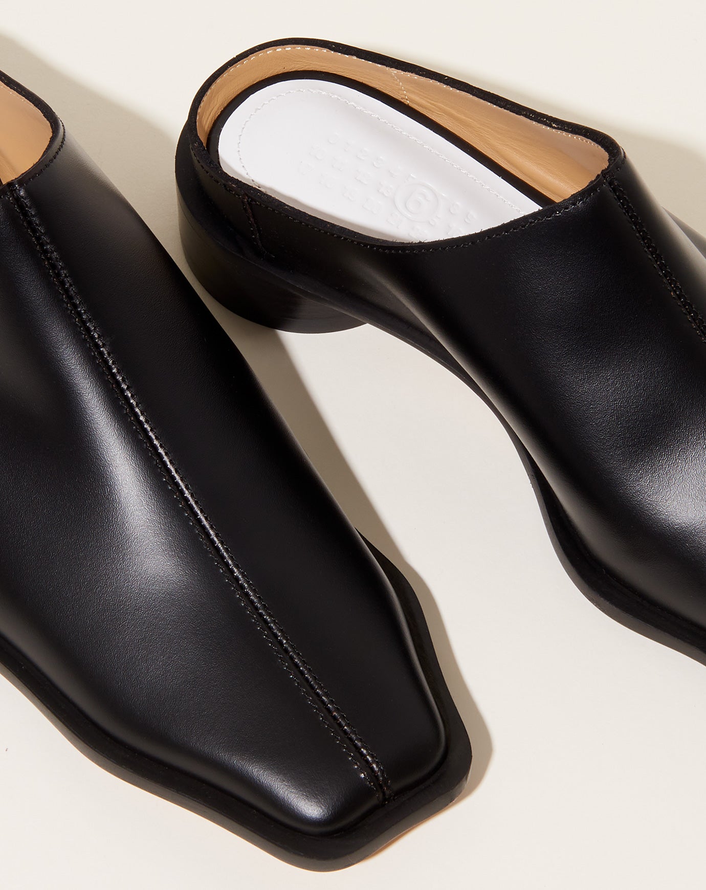 Slipper Mule in Black | MM6 | Covet + Lou | Covet + Lou