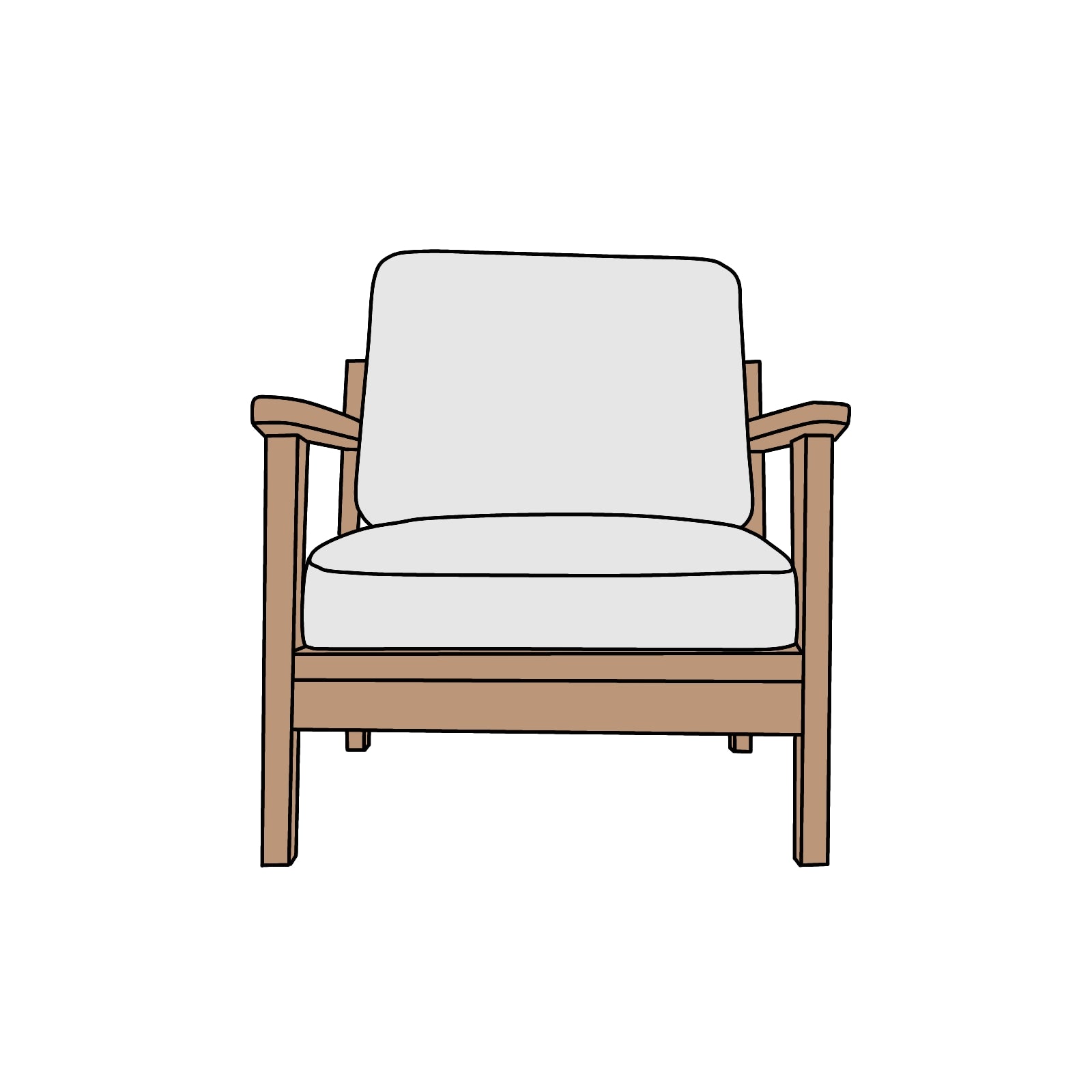 WTW（ダブルティー）TISMO SOFA（ティズモソファ）1シーター 横幅約76cm