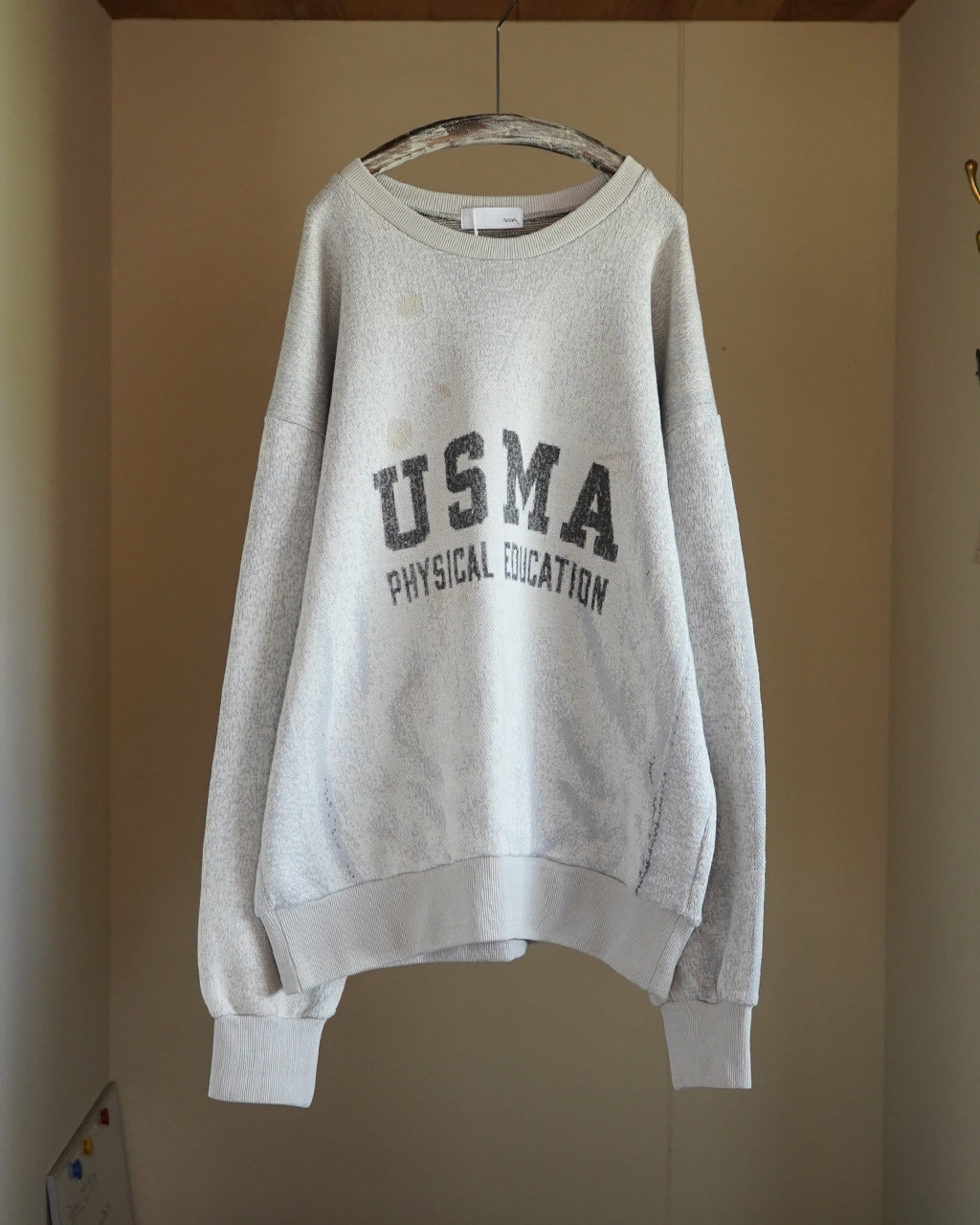 TOLQ トルク ニット スウェットシャツ トロンプルイユ 転写プリント