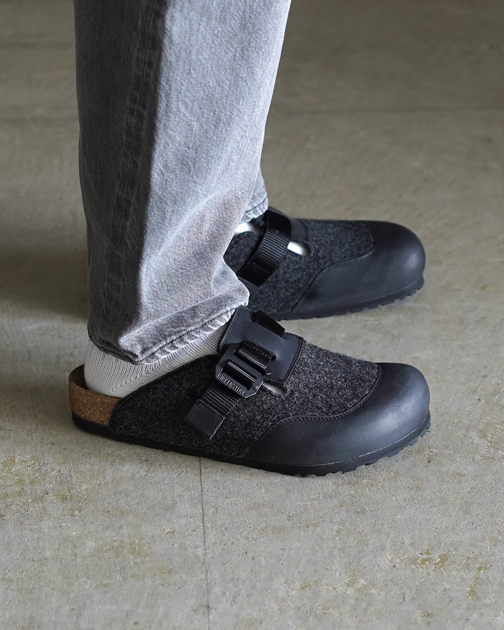 ビルケンシュトック BIRKENSTOCK Boston Nova Felt スリッポン メンズ