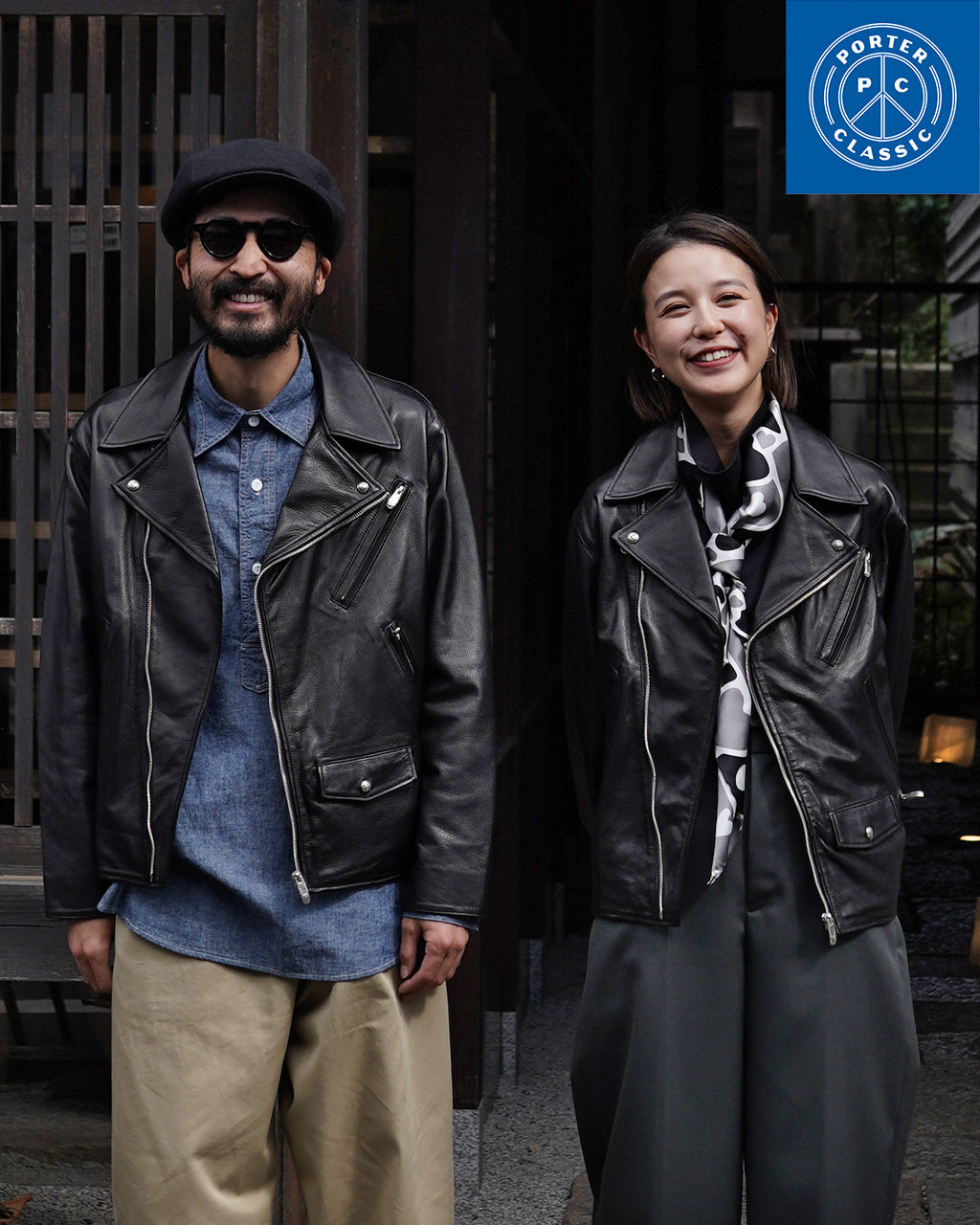 PORTER CLASSIC ピーシー レザー ライダース ジャケット PC RIDERS