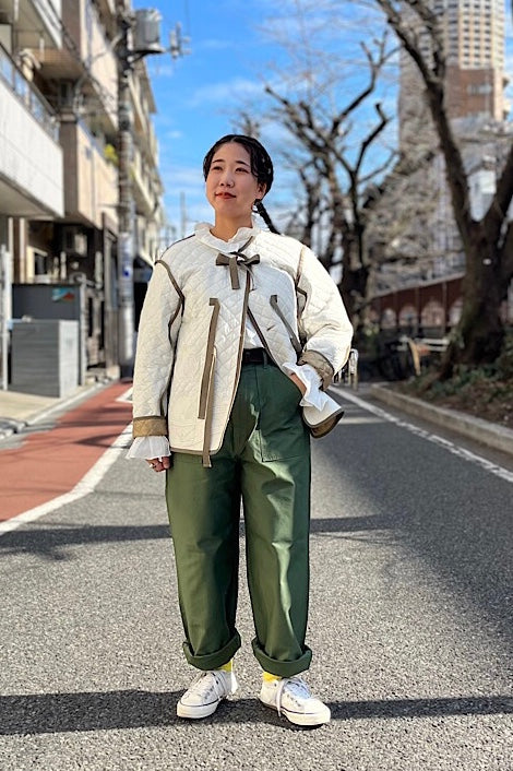 Styling]Nigel Cabourn WOMAN THE ARMY GYM NAKAMEGURO STORE 2024.2