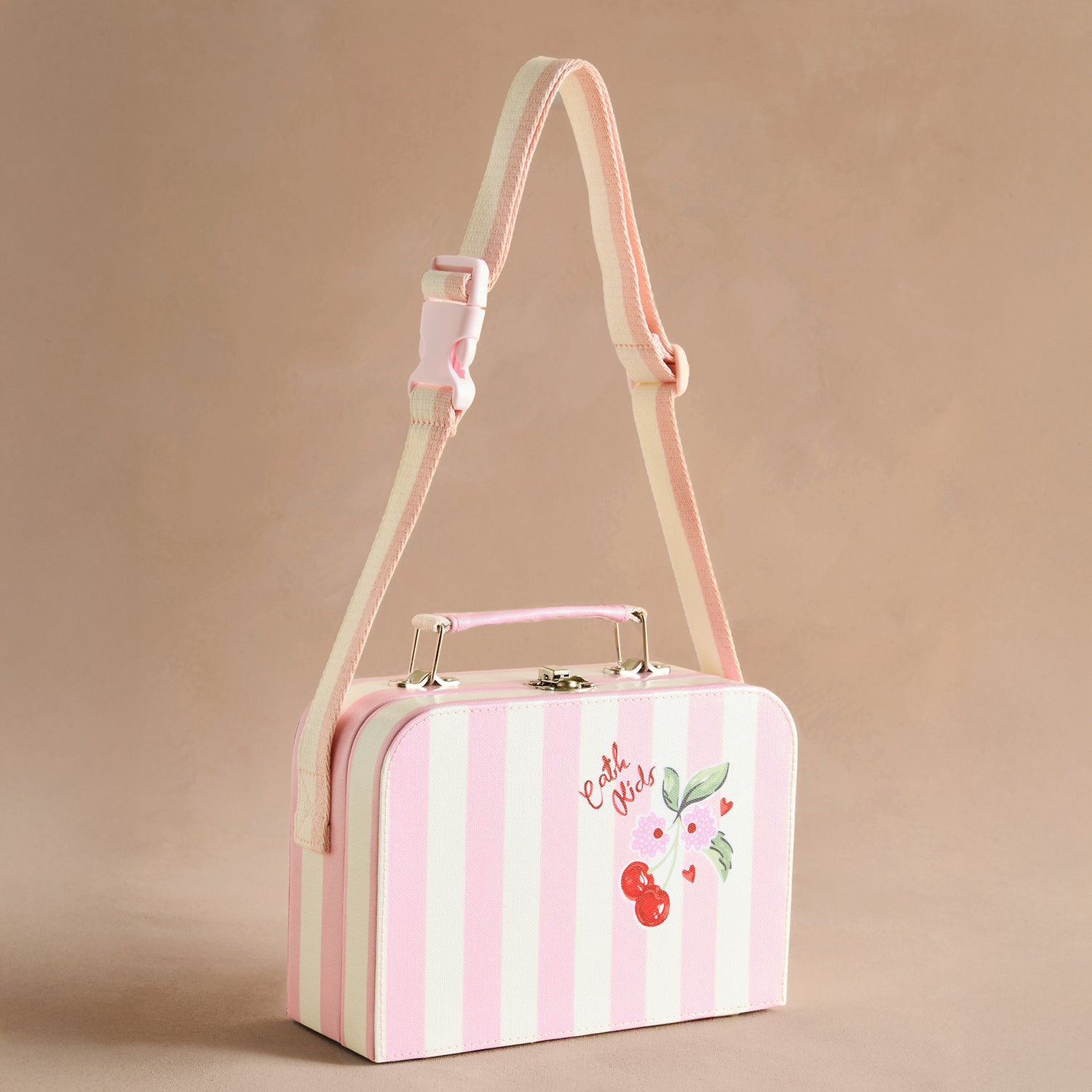 キッズ クロスボディバッグ Cherry Stripe | Cath Kidston 日本公式