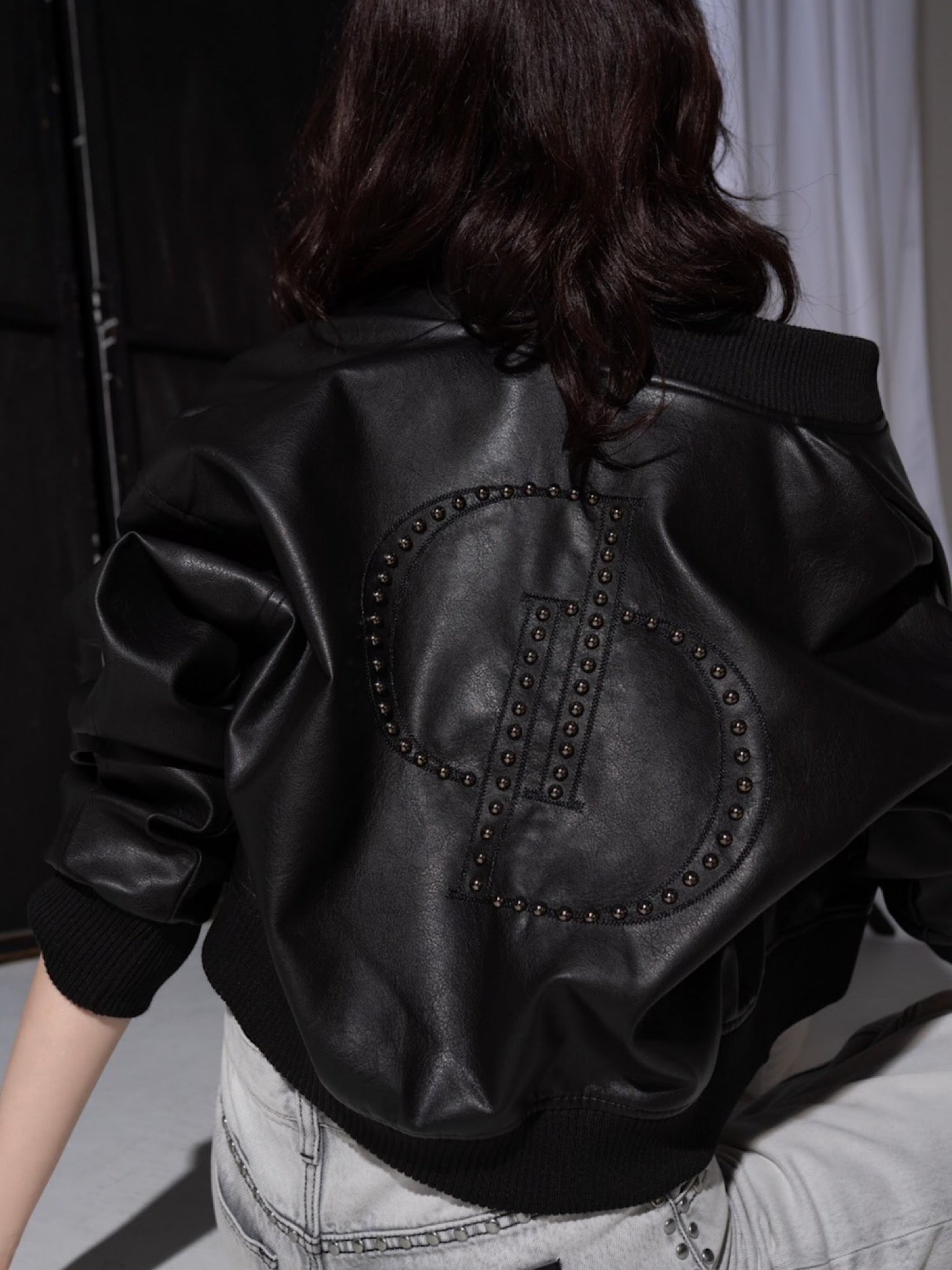 DD studs eco leather blouson | DIANTÉ (ディアンテ)公式通販サイト