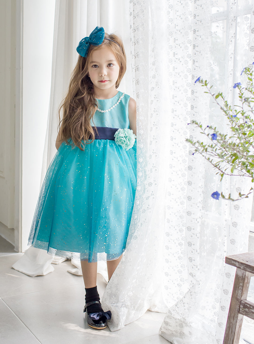 子供ドレス|子供ドレスならエメラルドブルージュエリードレス