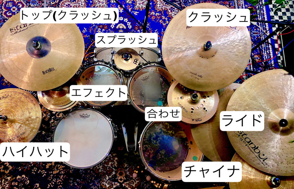 おすすめ】シンバルの種類と音｜叩く場所と叩き方 - ダリルのDRUM解説BLOG
