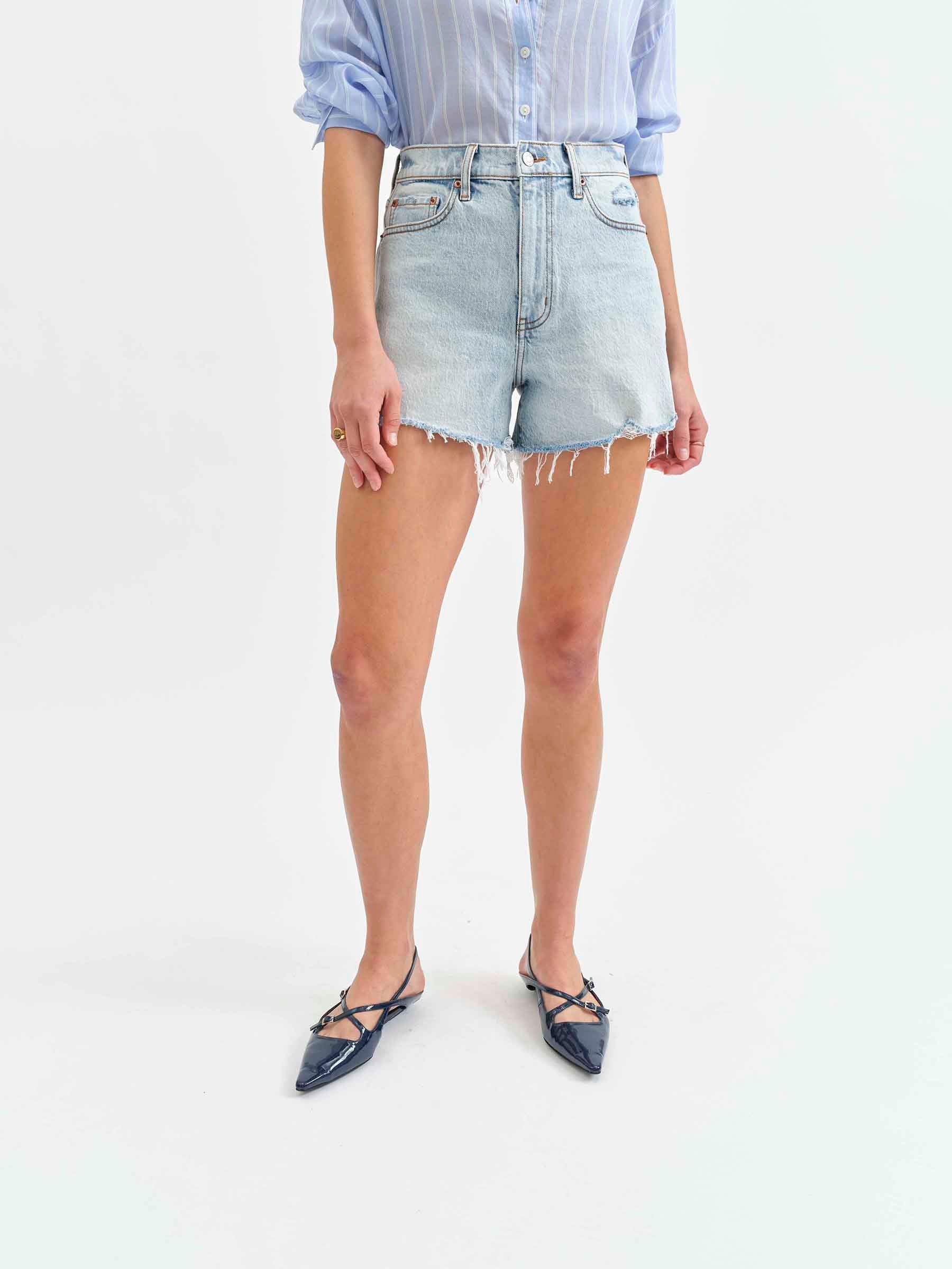 The Knockout A-Line Short in Splash Zone Vintage – Daze Denim