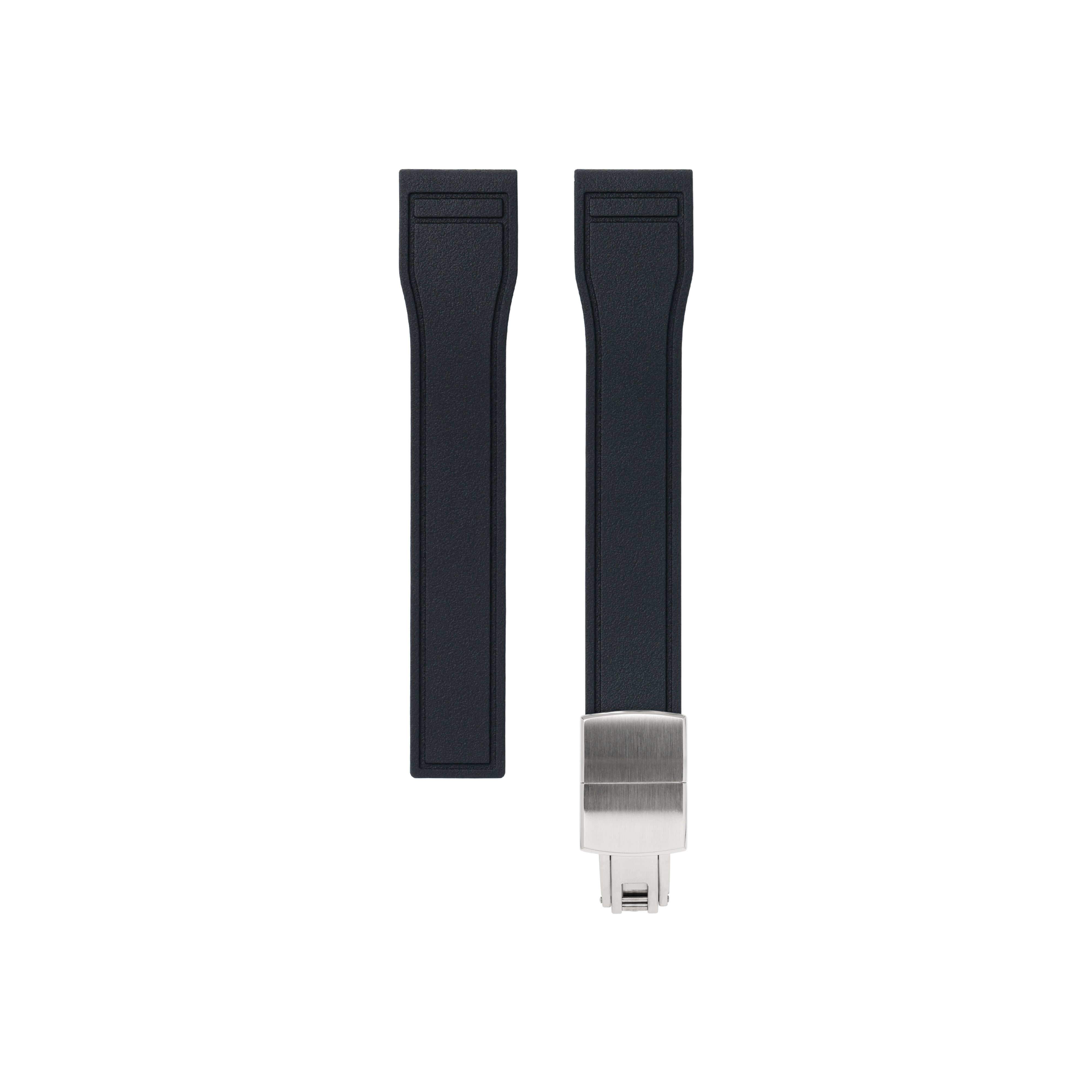 Black Pilot CTS Rubber Strap – Delugs