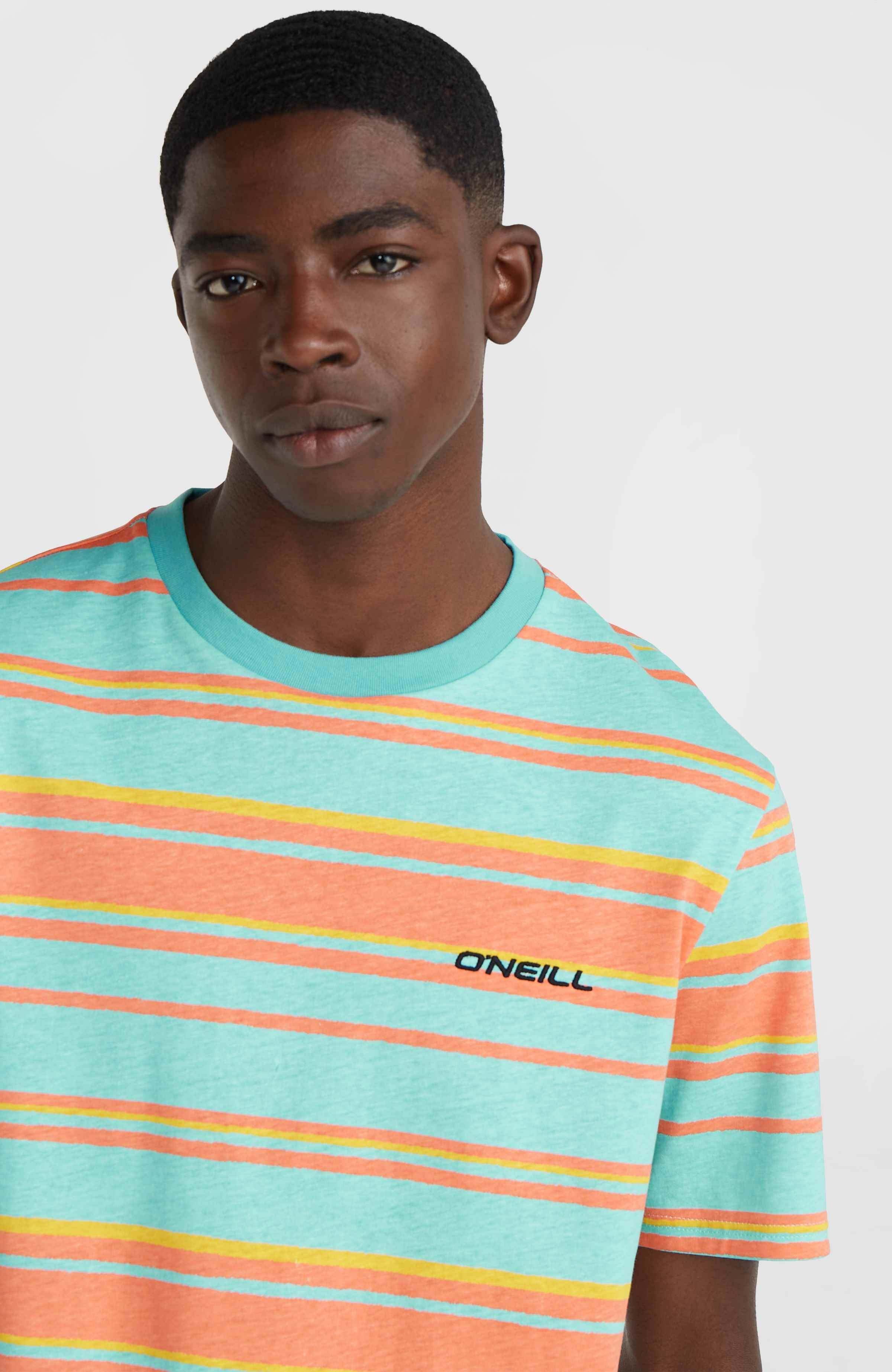 Mix and Match Stripe T-Shirt | Blue Neon Bold Stripes – O'Neill