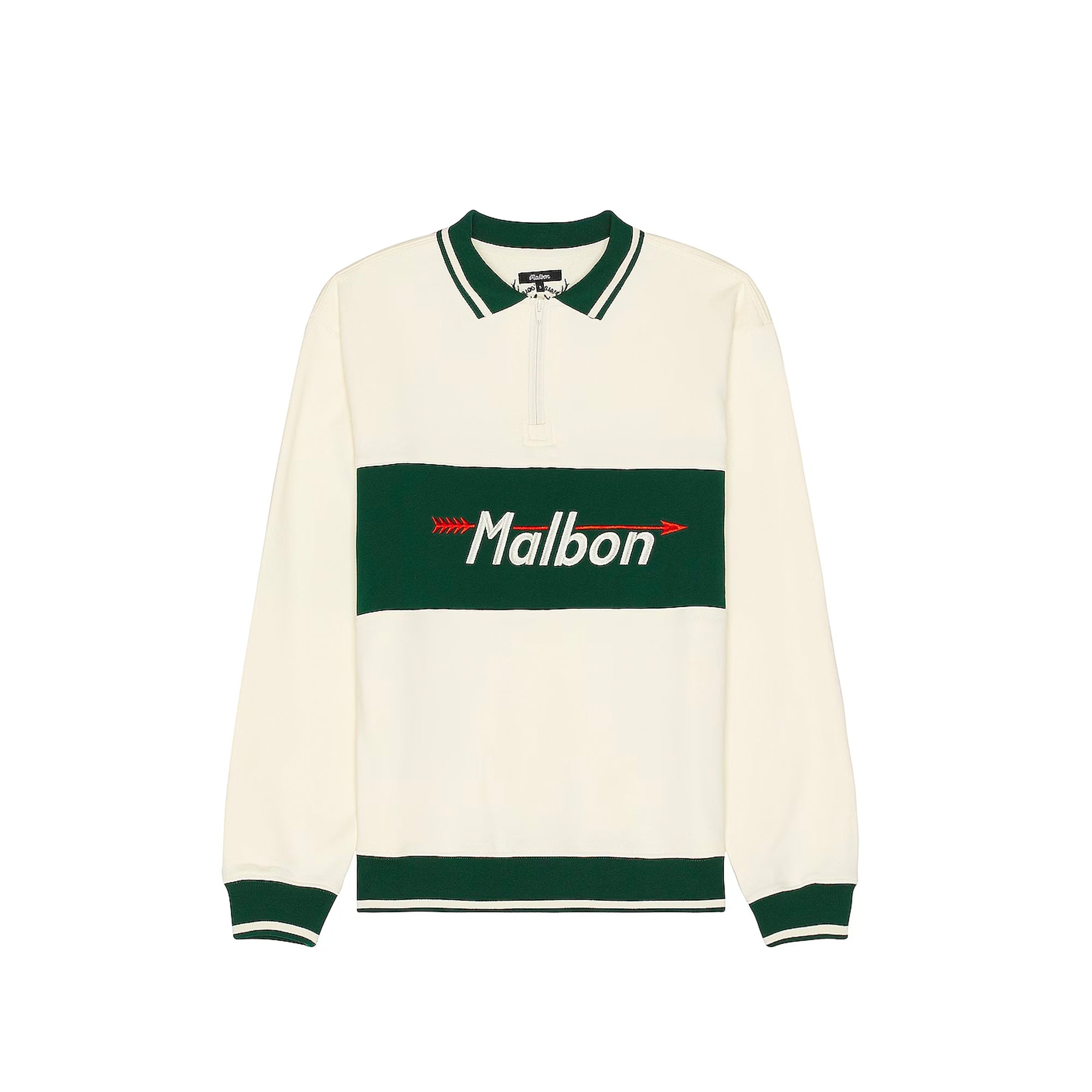 Malbon Golf Mens Rockford 1/4 Zip Sweater – Extra Butter