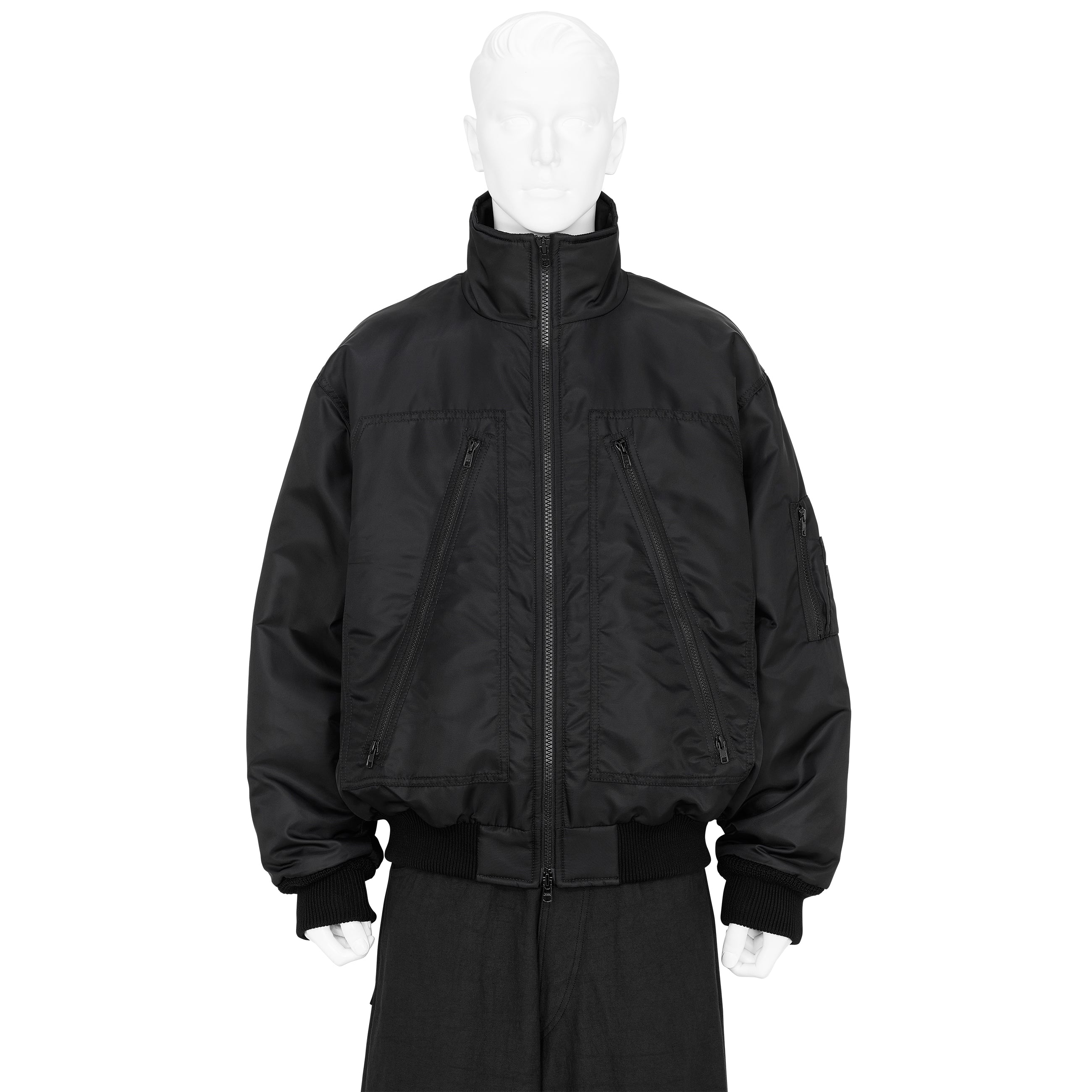 BOMBER JACKET BLACK - MM6 Maison Margiela(エムエムシックス メゾン