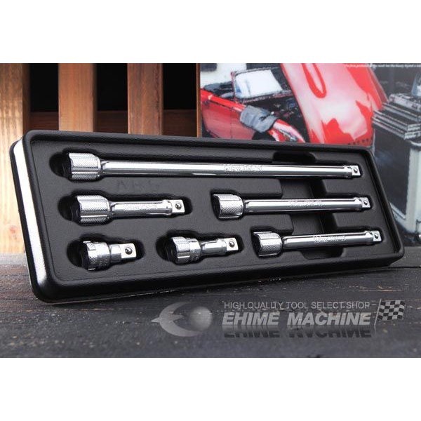 コーケン 9.5sq. エクステンションバーセット（トレイ付） PK3760/6 Ko