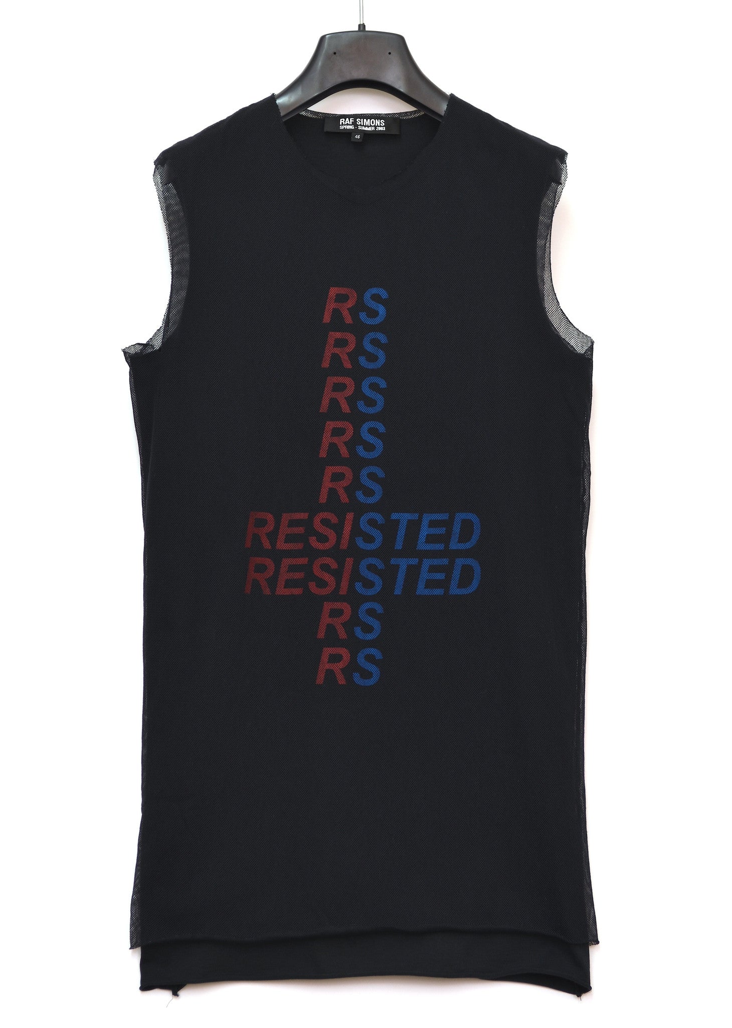 RAF SIMONS ARCHIVE 03ss 消費者期 タンクトップ 48 消費者期 RAF