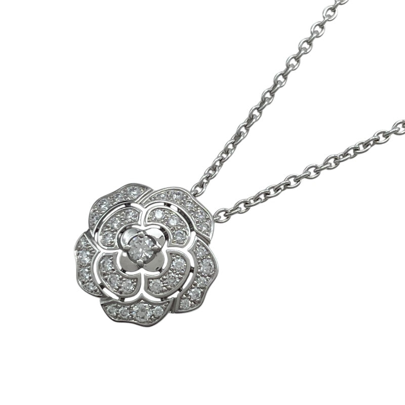 シャネル CHANEL カメリアコレクションネックレス ホワイトゴールド