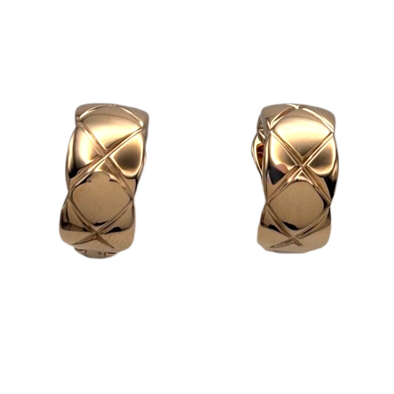 シャネル CHANEL ココクラッシュピアス ピンクゴールド 750PG