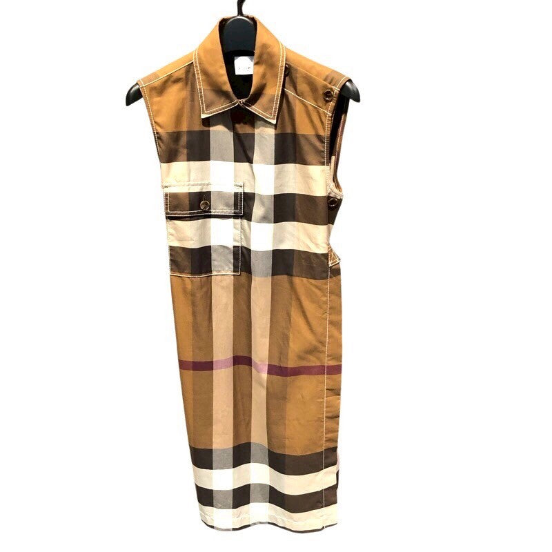 バーバリー BURBERRY チェックノースリーブワンピース 8048731