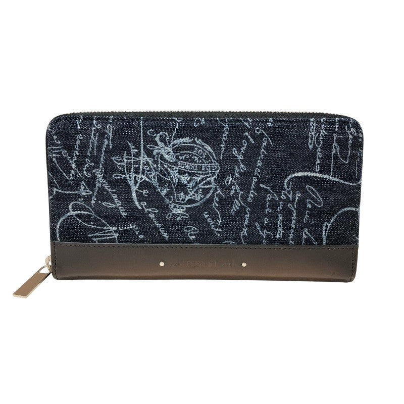 ベルルッティ Berluti イタウバ ロングジップウォレット インディゴ