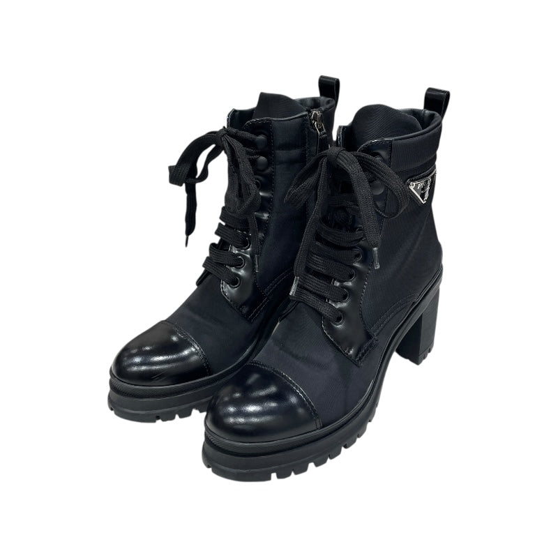 プラダ PRADA RE-NYLON トライアングルロゴショートブーツ 1T708M