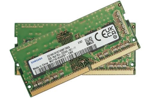 Samsung 16GB (2×8GB) DDR4-3200 SODIMM Laptop RAM – Flexx